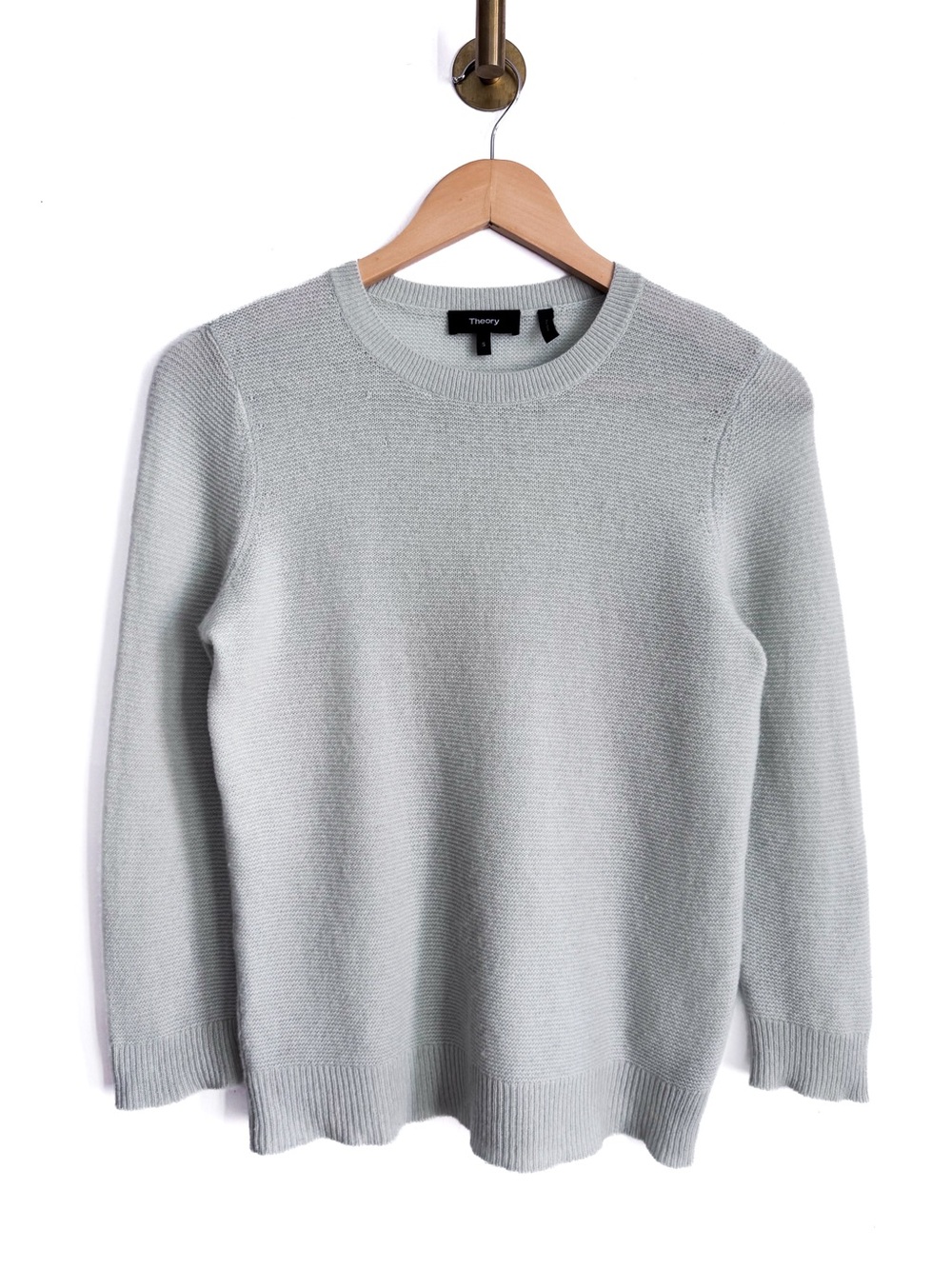 Theory Fantina Feather Cashmere Sweater S $265